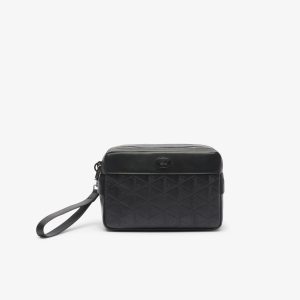 Ví Cầm Tay Lacoste Unisex Monogram Chất Liệu Da - Duy Hoang