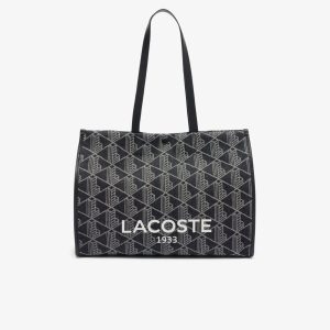 Túi Tote Lacoste Unisex Heritage Chất Liệu Jacquard Cỡ Lớn - Duy Hoang
