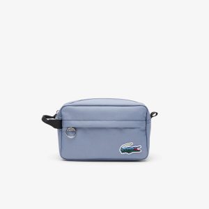 Túi Đựng Đồ Trang Điểm Lacoste Unisex Họa Tiết Landscape Crocodile - Duy Hoang