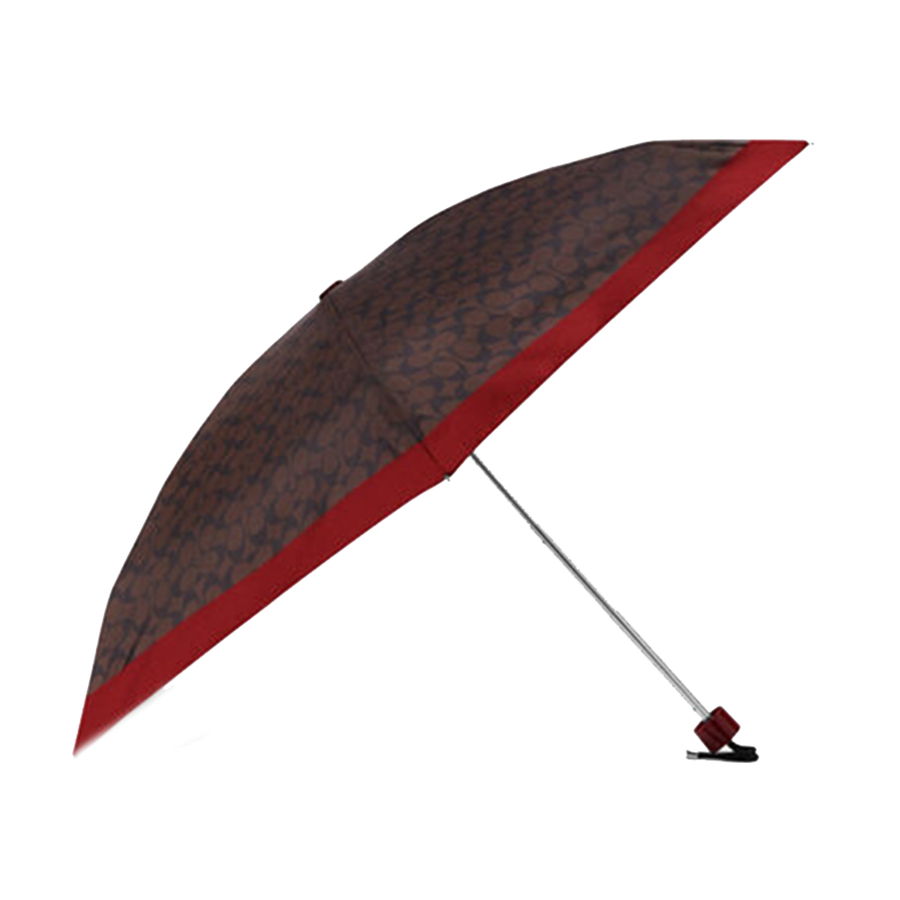 Ô Coach Signature Mini Umbrella Màu Nâu - Duy Hoang