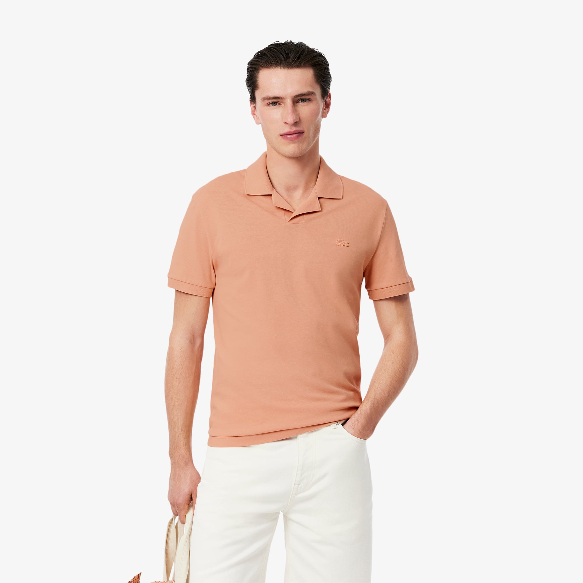 Áo Polo Lacoste Nam Paris Dáng Cổ Điển Cổ Mở - Duy Hoang