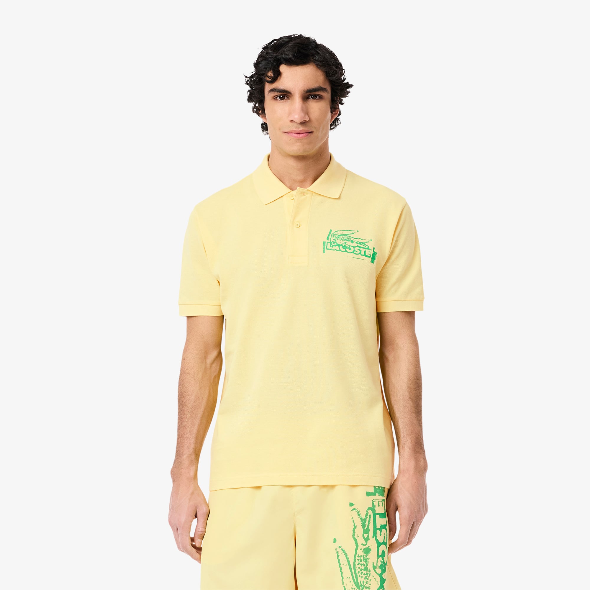 Áo Polo Lacoste Nam L.12.12 Dáng Cổ Điển Họa Tiết In - Duy Hoang