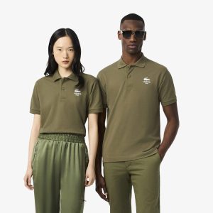 Áo Polo Lacoste Unisex L.12.12 Dáng Cổ Điển Họa Tiết In - Duy Hoang