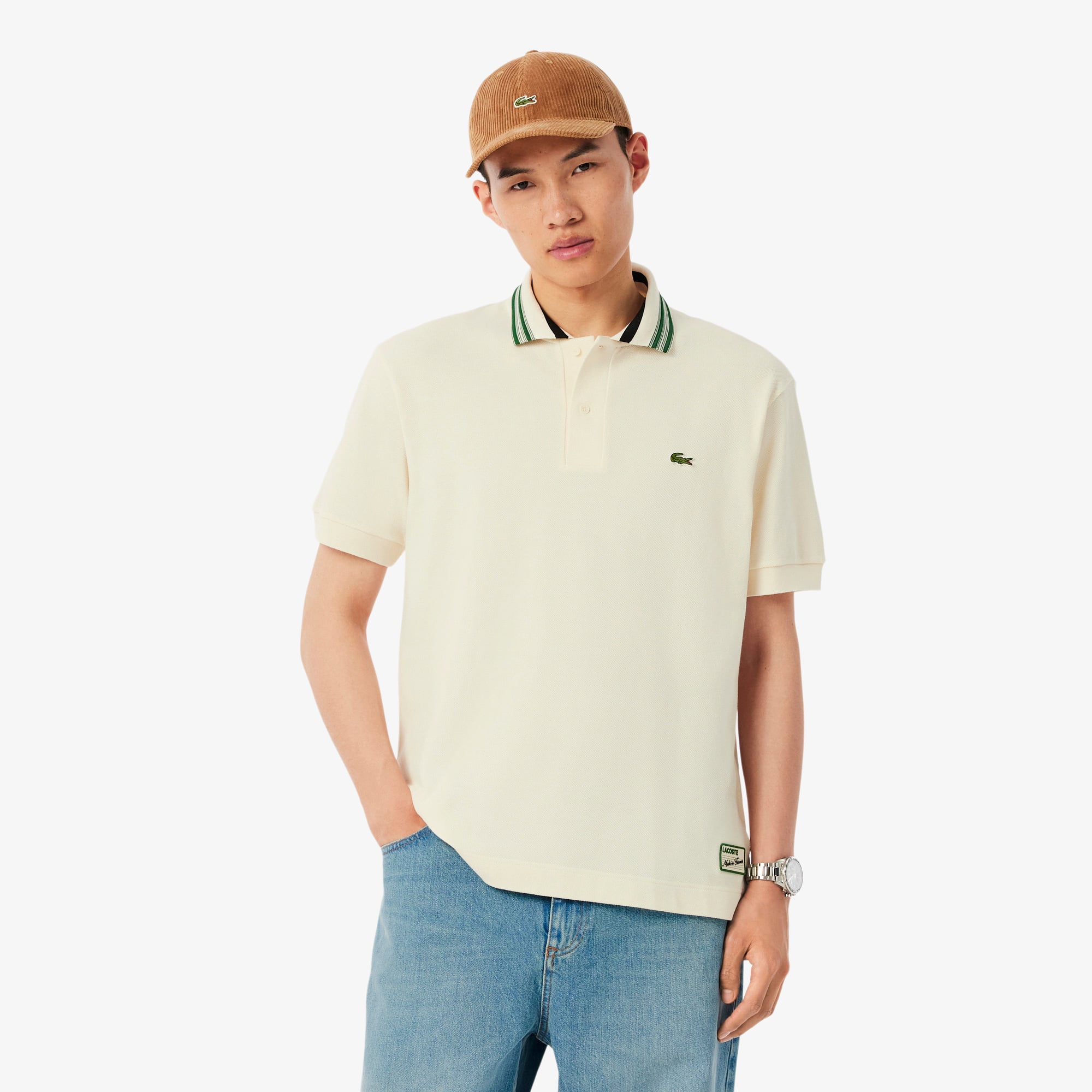 Áo Polo Lacoste Nam Dáng Cổ Điển Cổ Sọc Sản Xuất Tại Pháp - Duy Hoang