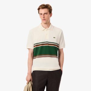 Áo Polo Lacoste Nam Dáng Cổ Điển Sọc Sản Xuất Tại Pháp - Duy Hoang