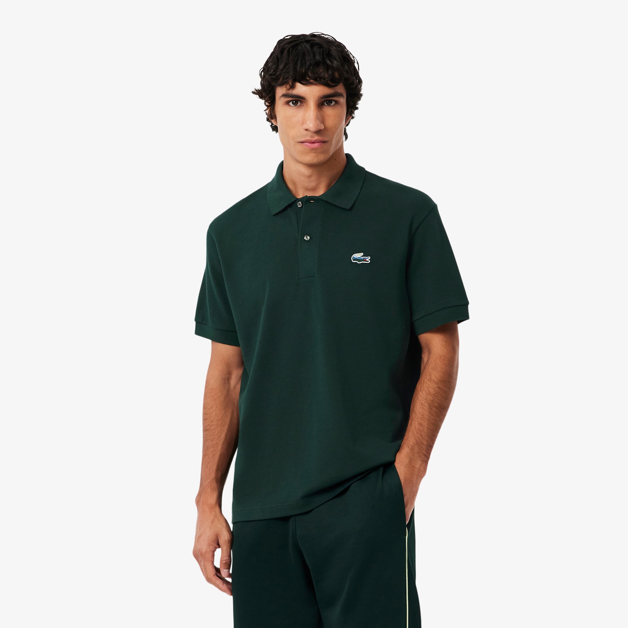 Áo Polo Lacoste Nam Dáng Cổ Điển Landscape Crocodile - Duy Hoang