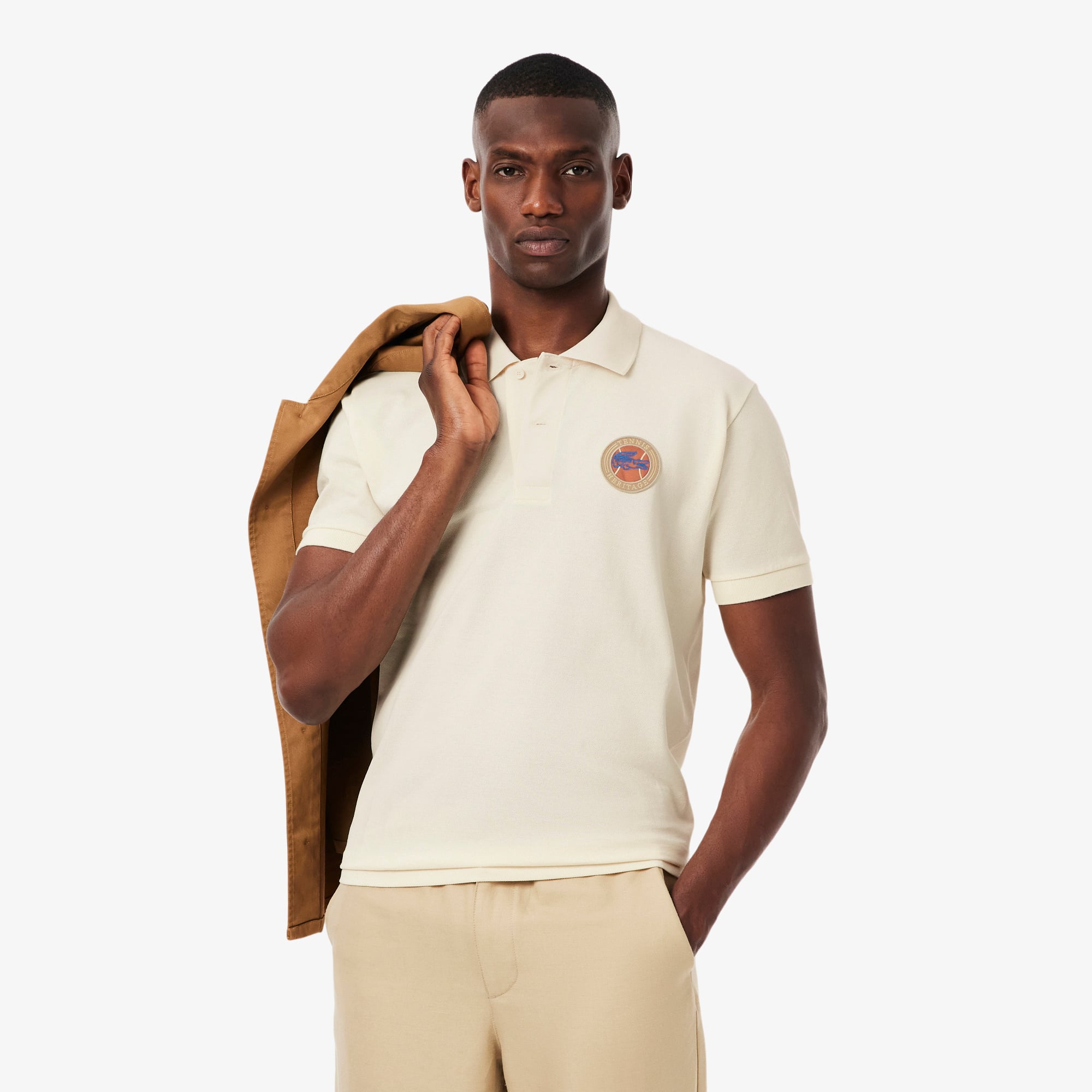 Áo Polo Lacoste Nam Dáng Cổ Điển Có Huy Hiệu Petit Piqué - Duy Hoang