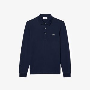 Áo Polo Lacoste Nam Ôm Dáng Dài Tay Co Giãn - Duy Hoang