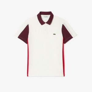 Áo Polo Lacoste Nam Dáng Suông Họa Tiết Colour Block - Duy Hoang