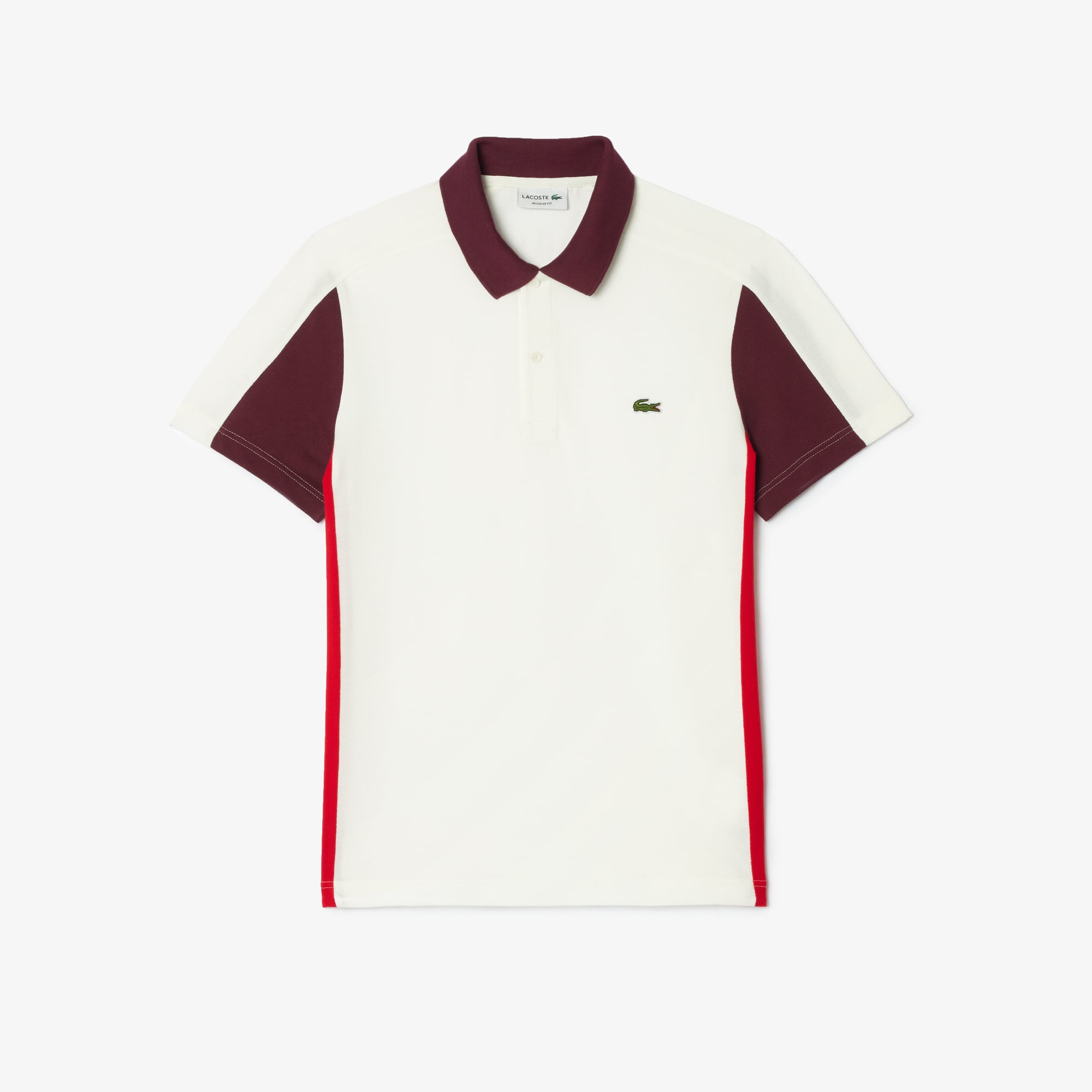 Áo Polo Lacoste Nam Dáng Suông Họa Tiết Colour Block - Duy Hoang