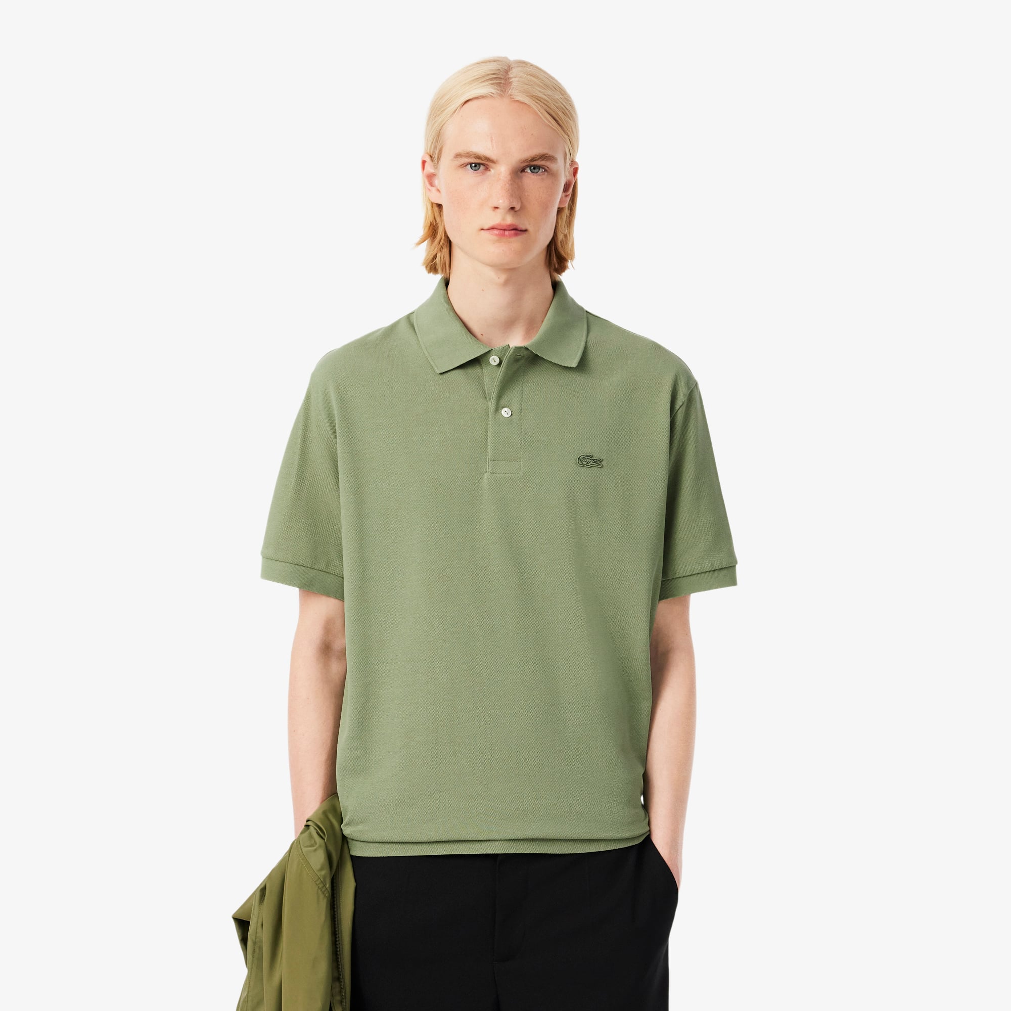 Áo Polo Lacoste Nam Piqué Dáng Rộng Dày Dặn - Duy Hoang