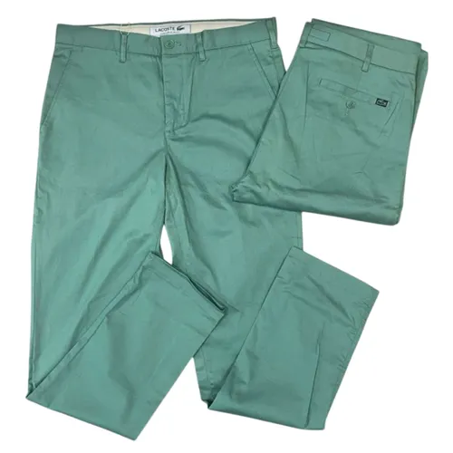 Quần Dài Nam Lacoste Classic Slim Fit Stretch Màu Xanh Green Size 33 - Duy Hoang