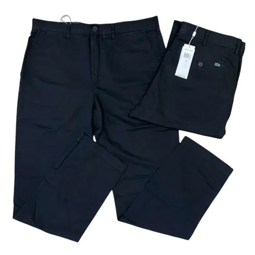 Quần Dài Nam Lacoste Men's Classic Slim Fit Stretch Màu Xanh Đen Size 34 - Duy Hoang