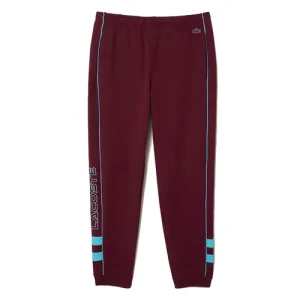 Quần Nỉ Nam Lacoste Embroidered Jogger Track Pants XH1431.RIS Màu Đỏ Đô Size 2 - Duy Hoang