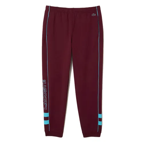 Quần Nỉ Nam Lacoste Embroidered Jogger Track Pants XH1431.RIS Màu Đỏ Đô Size 2 - Duy Hoang