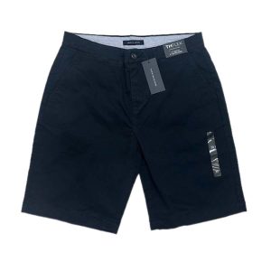 Quần Short Nam Tommy Hilfiger Mens Flex 9 Chino Short Straight Fit Sky Captain 78J3382 411 Màu Xanh Đen Size 29 - Duy Hoang