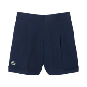 Quần Short Nữ Lacoste Ultra Dry Golf Stretch Bermuda FF8583 99 166 Màu Xanh Navy Size 34 - Duy Hoang