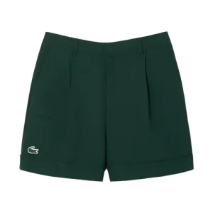 Quần Short Nữ Lacoste Ultra Dry Golf Stretch Bermuda FF8583 99 YZP Màu Xanh Đậm Size 36 - Duy Hoang