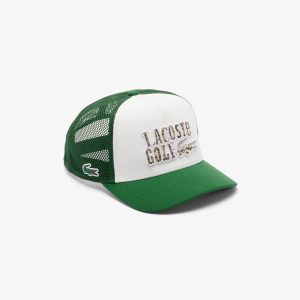 Mũ Golf Lacoste Nam Kết Hợp Hai Chất Liệu - Duy Hoang