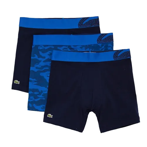 Set 3 Quần Lót Nam Lacoste Boxer 6H9902-51-8W1 Màu Xanh Size S - Duy Hoang