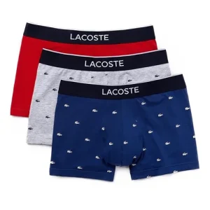 Set 3 Quần Lót Nam Lacoste Trunks Boxers 3-Pack 5H3411 51 W3T Phối Màu Size S - Duy Hoang