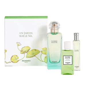 Set Nước Hoa Unisex Hermès Un Jardin Sur Le Nil (EDT 100ml + EDT 15ml + Sữa Tắm Gel Douche 40ml) - Duy Hoang
