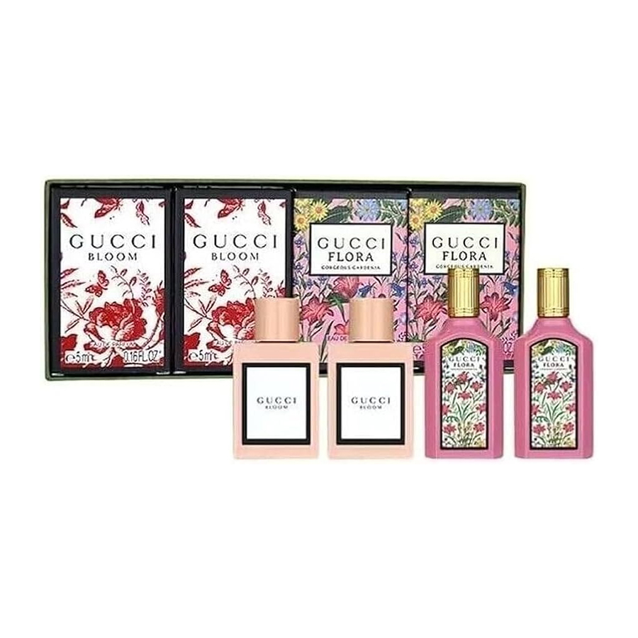 Set Nước Hoa Nữ Gucci Bloom EDP & Flora Gorgious Gardenia EDP 4 x 5ml - Duy Hoang