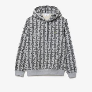 Áo Hoodie Lacoste Nam Họa Tiết Monogram Chất Liệu Fleece - Duy Hoang