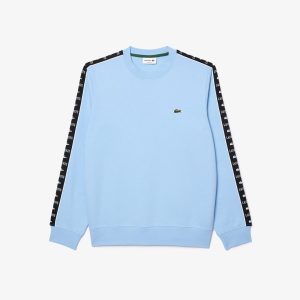 Áo Nỉ Lacoste Nam Jogger Sọc Cổ Tròn Có Logo - Duy Hoang