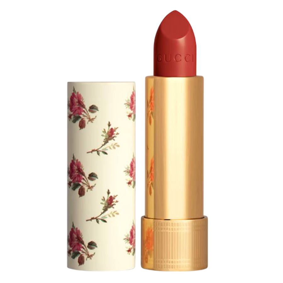 Son Lì Gucci Rouge À Lèvres Voile Lipstick 505 Janet Rust Màu Đỏ Hồng Cam 3.2g - Duy Hoang