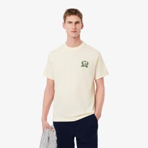 Áo Thun Lacoste Nam Thêu Huy Hiệu Sản Xuất Tại Pháp - Duy Hoang