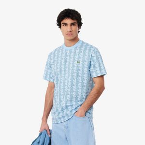 Áo Thun Lacoste Nam Chất Liệu Cotton Họa Tiết Monogram - Duy Hoang