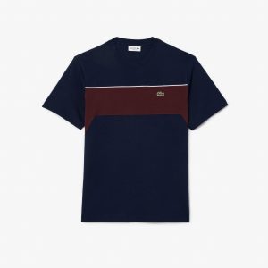 Áo Thun Lacoste Nam Chất Liệu Jersey Cotton Họa Tiết Color-Block - Duy Hoang