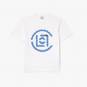 Áo Thun Lacoste Nam Lacoste x Clot Dáng Suông Chất Liệu Cotton - Duy Hoang