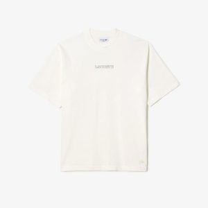 Áo Thun Lacoste Unisex Dáng Rộng Chất Liệu Cotton Jersey - Duy Hoang