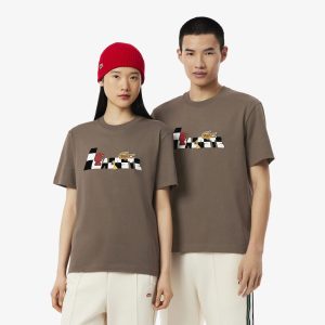Áo Thun Lacoste Unisex Dáng Cổ Điển Tết Nguyên Đán Chất Liệu Cotton - Duy Hoang