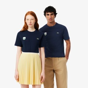 Áo Thun Lacoste Unisex Dáng Suông Phiên Bản Rolex Paris Masters - Duy Hoang