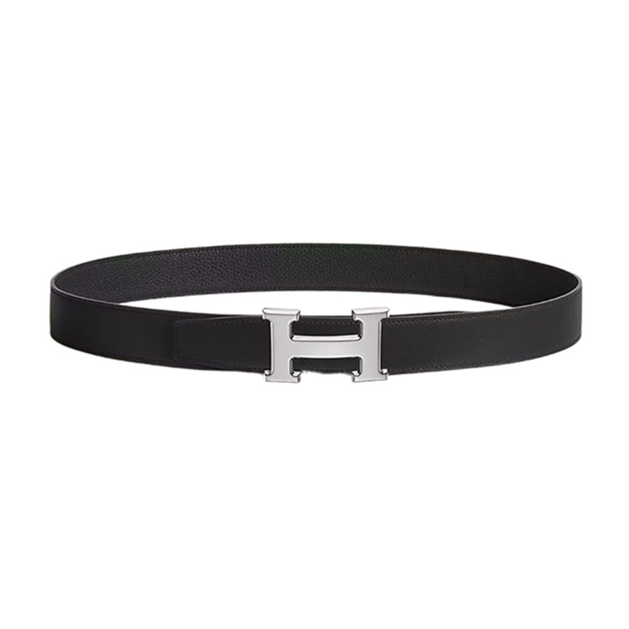 Thắt Lưng Nam Hermès H belt Buckle & Reversible Leather Strap 32mm Màu Đen Size 90 - Duy Hoang
