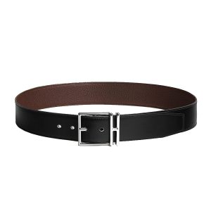 Thắt Lưng Nam Hermès Nathan 40 Reversible Leather Belt 064061CK AE Màu Đen Nâu - Duy Hoang