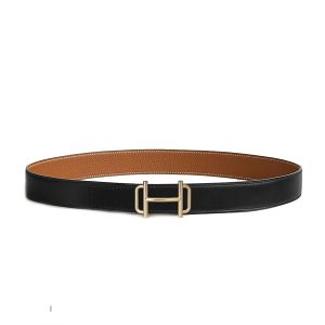 Thắt Lưng Nam Hermès Royal Belt Buckle & Reversible Leather Strap 32mm Màu Nâu Đen Size 85 - Duy Hoang