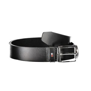 Thắt Lưng Nam Tommy Hilfiger Leather Belt AM0AM12546_NEBDS Màu Đen Size 90 - Duy Hoang
