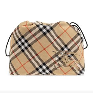 Túi Cầm Tay Burberry Pochette Màu Nâu Be - Duy Hoang