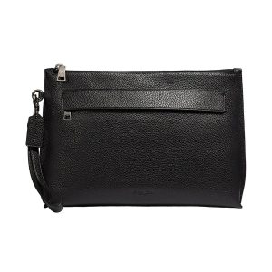 Túi Cầm Tay Nam Coach Carryall Pouch 28614 Màu Đen - Duy Hoang