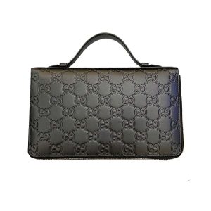 Túi Cầm Tay Nam Gucci Carteira Longa Travel Case Preto Màu Đen - Duy Hoang