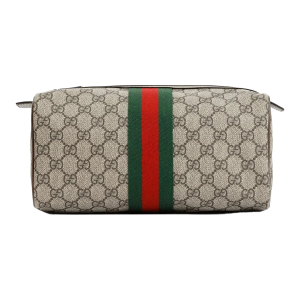 Túi Cầm Tay Nữ Gucci Canvas GG Supreme Beige Toiletry Bag 759689FACIP8747 Màu Be - Duy Hoang