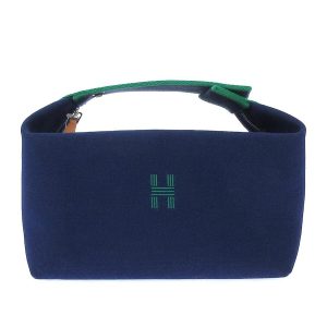 Túi Cầm Tay Nữ Hermès Bride A Brac Case Size PM Màu Xanh Dương - Duy Hoang