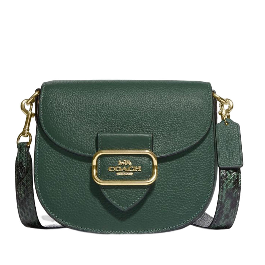 Túi Đeo Chéo Coach Morgan Saddle Bag CE566 Màu Xanh Lá - Duy Hoang