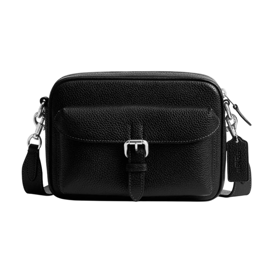 Túi Đeo Chéo Nam Coach Warner Crossbody Bag CW218 Màu Đen - Duy Hoang