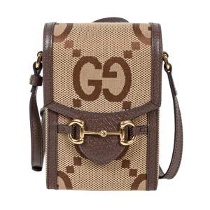 Túi Đeo Chéo Gucci 1955 Horsebit Jumbo GG Mini Bag 625615-UKMBG-2572 Màu Nâu - Duy Hoang
