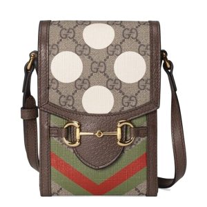 Túi Đeo Chéo Gucci GG Horsebit 1955 Mini Bag Màu Nâu Be - Duy Hoang